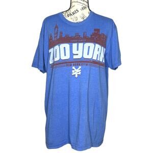 Zoo York LARGE New York City Skyline Scape True East Short Sleeve Tee T-Shirt